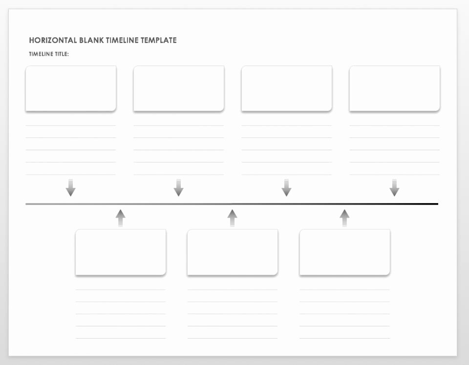 Timeline Templates for Word Beautiful Free Printable Timeline Templates