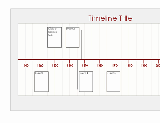 Timeline Templates for Word Unique Timelines Fice