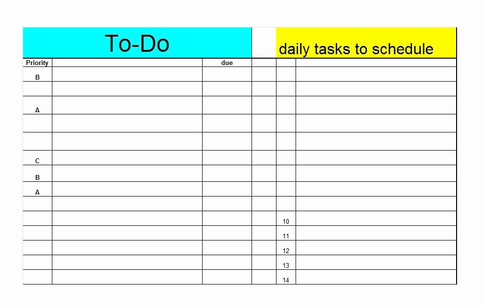 To Do List Word Template Best Of 50 Printable to Do List &amp; Checklist Templates Excel Word