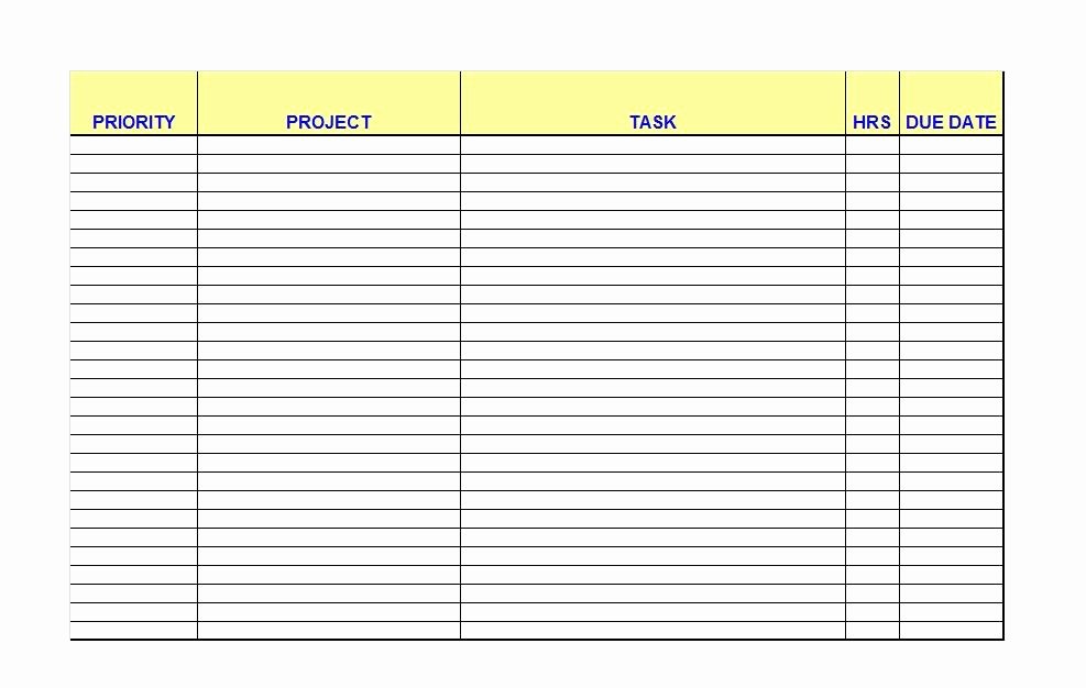 To Do List Word Template New 50 Printable to Do List &amp; Checklist Templates Excel Word