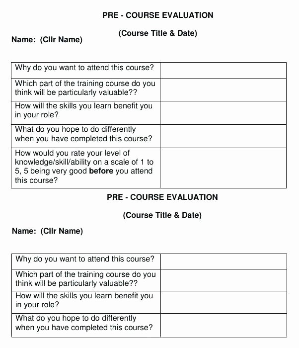 Training Evaluation form Template Inspirational Post Training Survey Template – Tucsontheaterfo