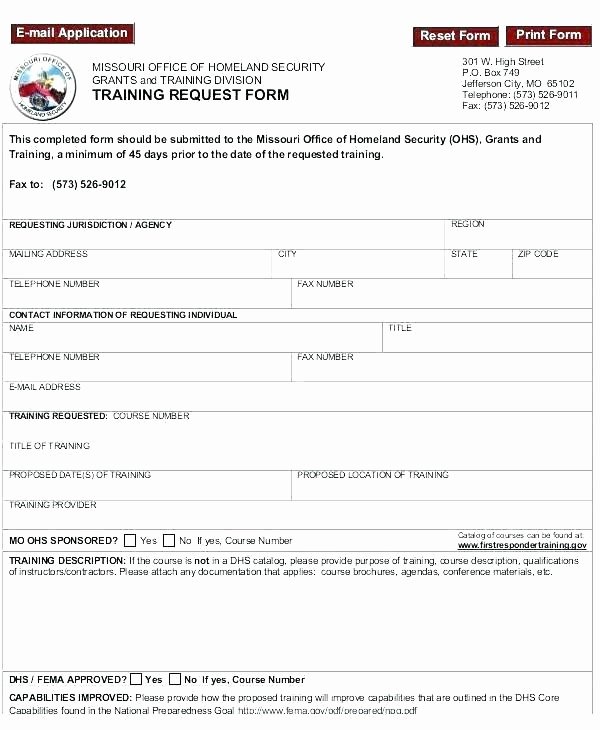 Training Request form Template Luxury Sample Letter Requesting Training for Employees