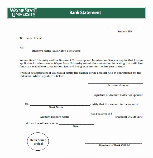 Us Bank Statement Template Elegant Bank Statement 8 Free Samples Examples format