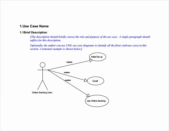 Use Case Template Word Elegant Sample Use Case Diagram 13 Documents In Pdf Word