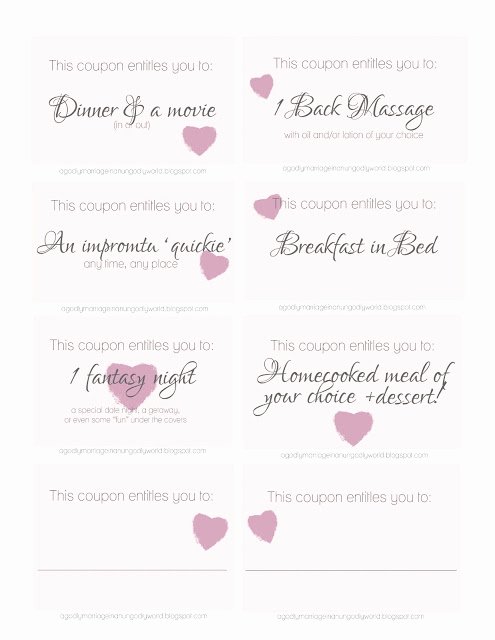 Valentine Day Coupon Template Beautiful Valentines Day