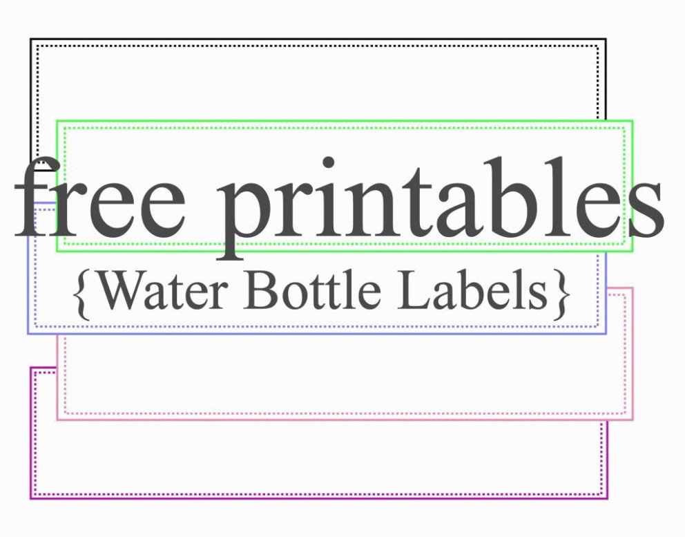 Water Bottle Label Template Free Unique 15 Reasons why People Like