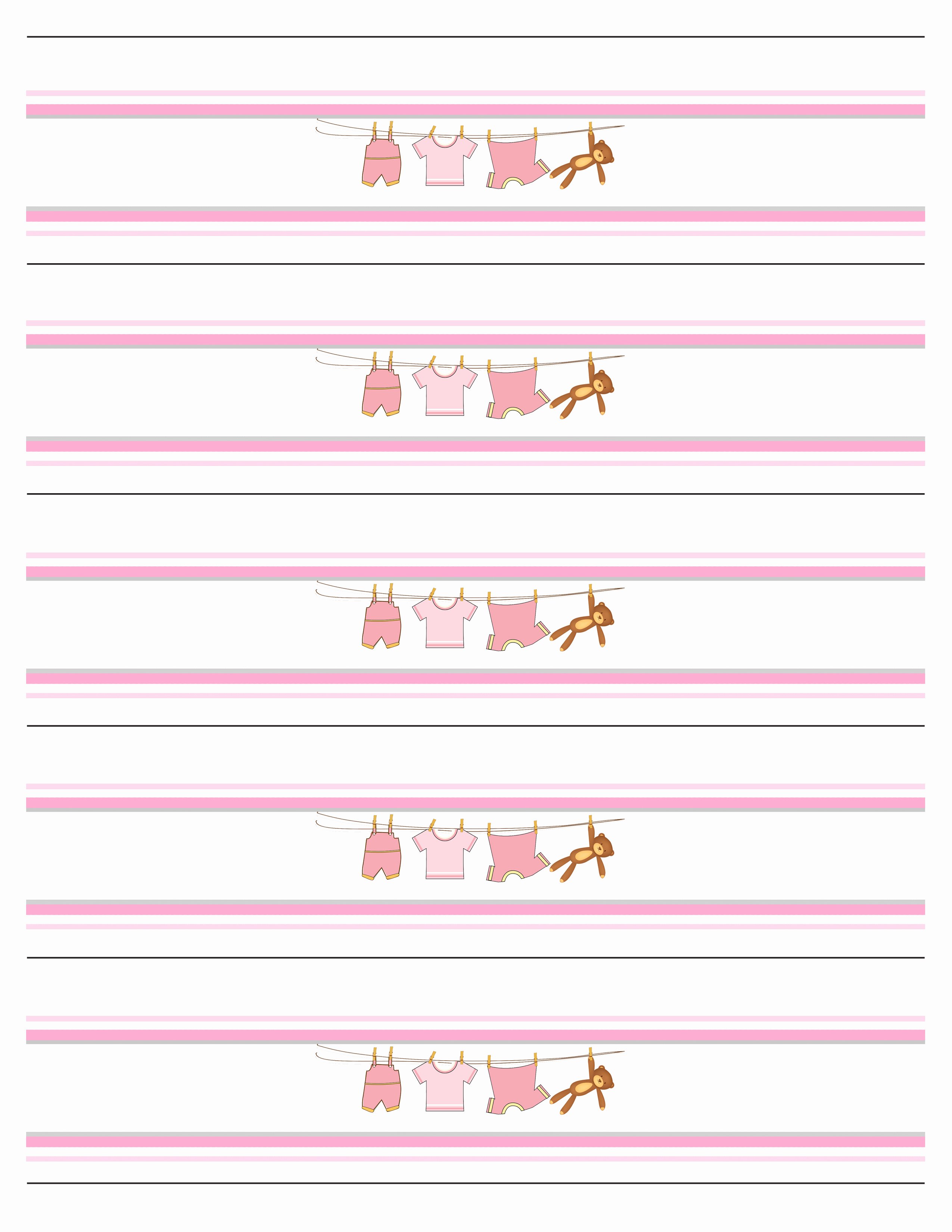 Water Bottle Label Template Free Unique Baby Girl Shower Free Printables How to Nest for Less™