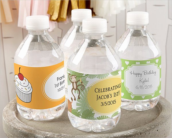 Water Bottle Labels Template Word Lovely 13 Water Bottle Label Templates Psd Ai Word