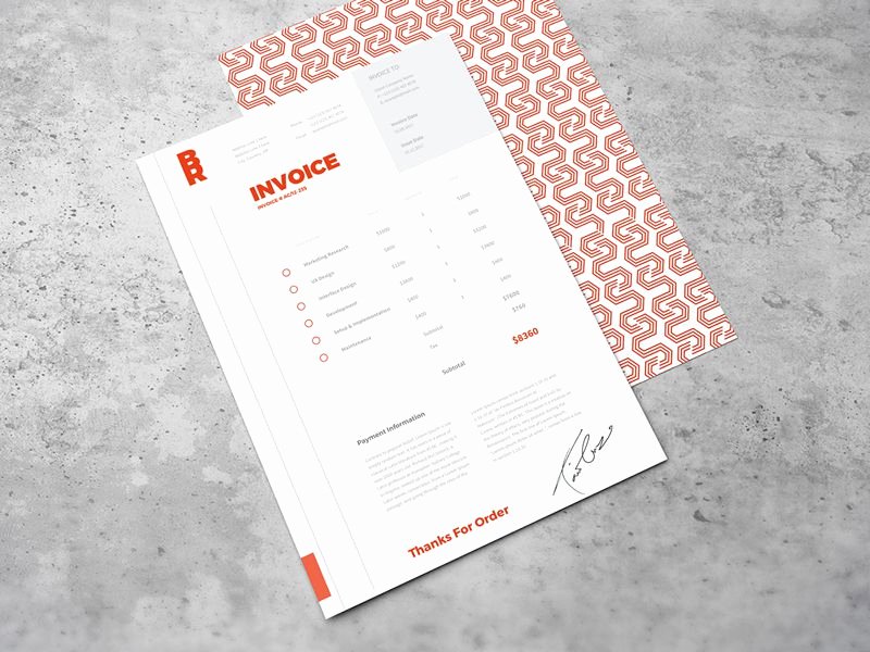 Website Design Invoice Template Luxury 10 Free Invoice Templates for Creatives 1stwebdesigner