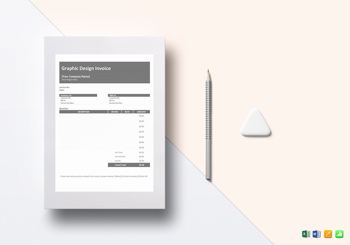 Website Design Invoice Template Luxury Graphic Design Invoice Template In Word Excel Apple