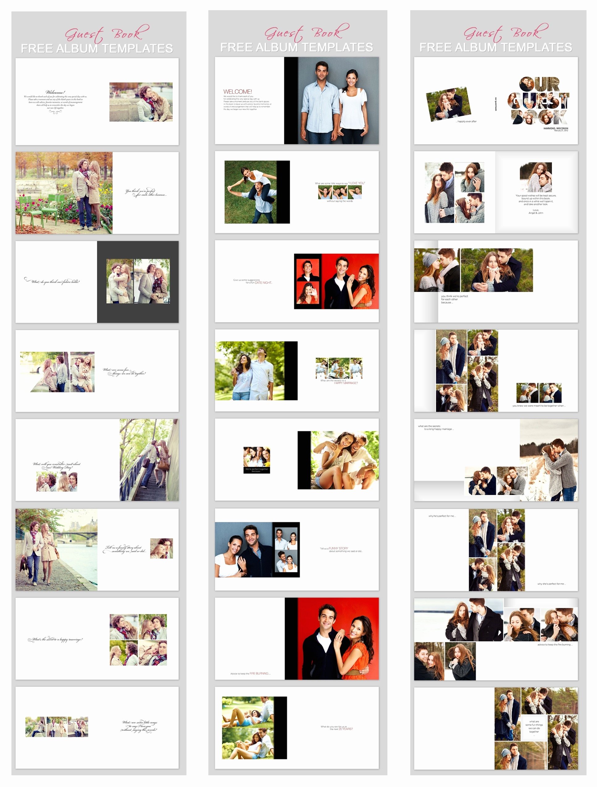 Wedding Guest Book Template Elegant Fun Engagement Picture Ideas Get Creative with these Diy