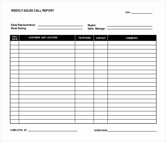 Weekly Sales Report Template Inspirational 16 Sales Report Templates Docs Pages Pdf Word