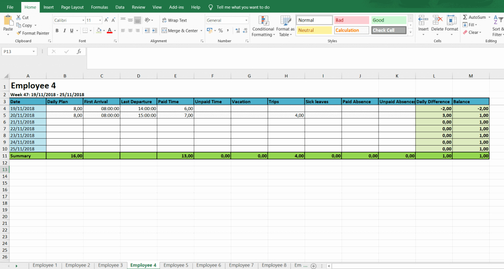 Weekly Timesheet Template Excel Awesome Monthly and Weekly Timesheets Free Excel Timesheet