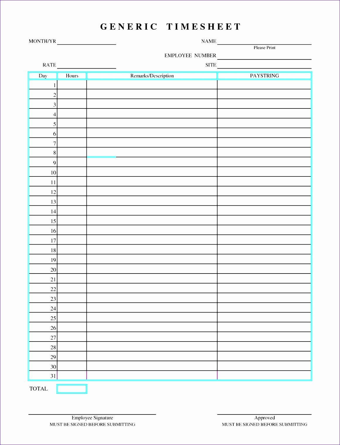 Weekly Timesheet Template Excel Elegant 7 Free Excel Timesheet Template Multiple Employees
