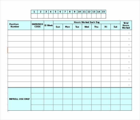 Weekly Timesheet Template Excel Inspirational 22 Employee Timesheet Templates – Free Sample Example