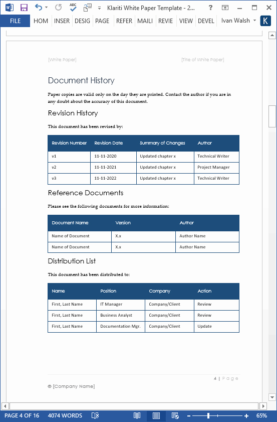 White Paper Template Doc Best Of White Papers – Ms Word Templates &amp; Free Tutorials