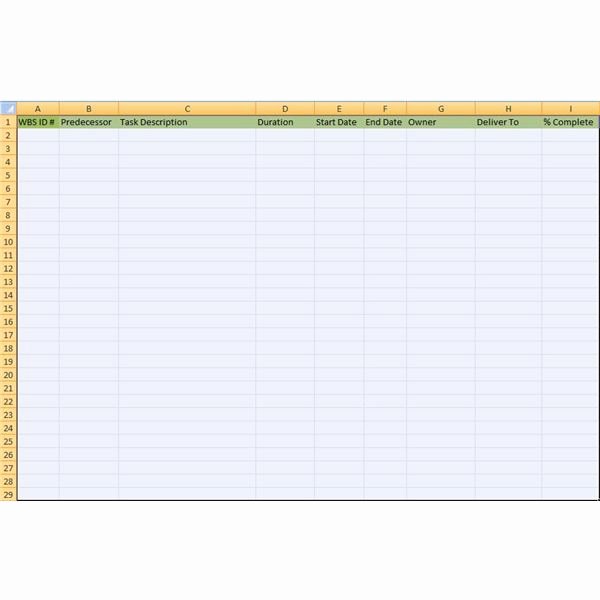 Work Breakdown Structure Template Excel New How to Create An Excel Work Breakdown Structure Wbs