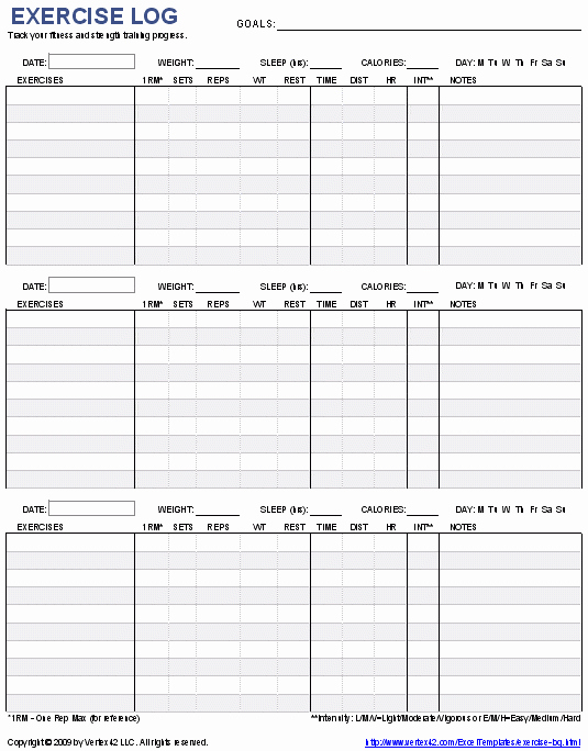 Workout Log Template Excel Beautiful 9 Excel Workout Templates Excel Templates