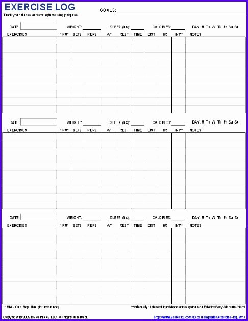 Workout Log Template Excel Beautiful 9 Workout Excel Template Exceltemplates Exceltemplates