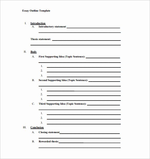 Writing A Book Outline Template Best Of 21 Outline Templates Pdf Doc