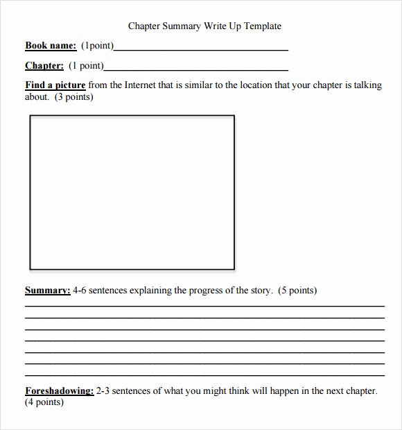 Writing A Book Outline Template Fresh Sample Chapter Summary 5 Documents In Pdf Word
